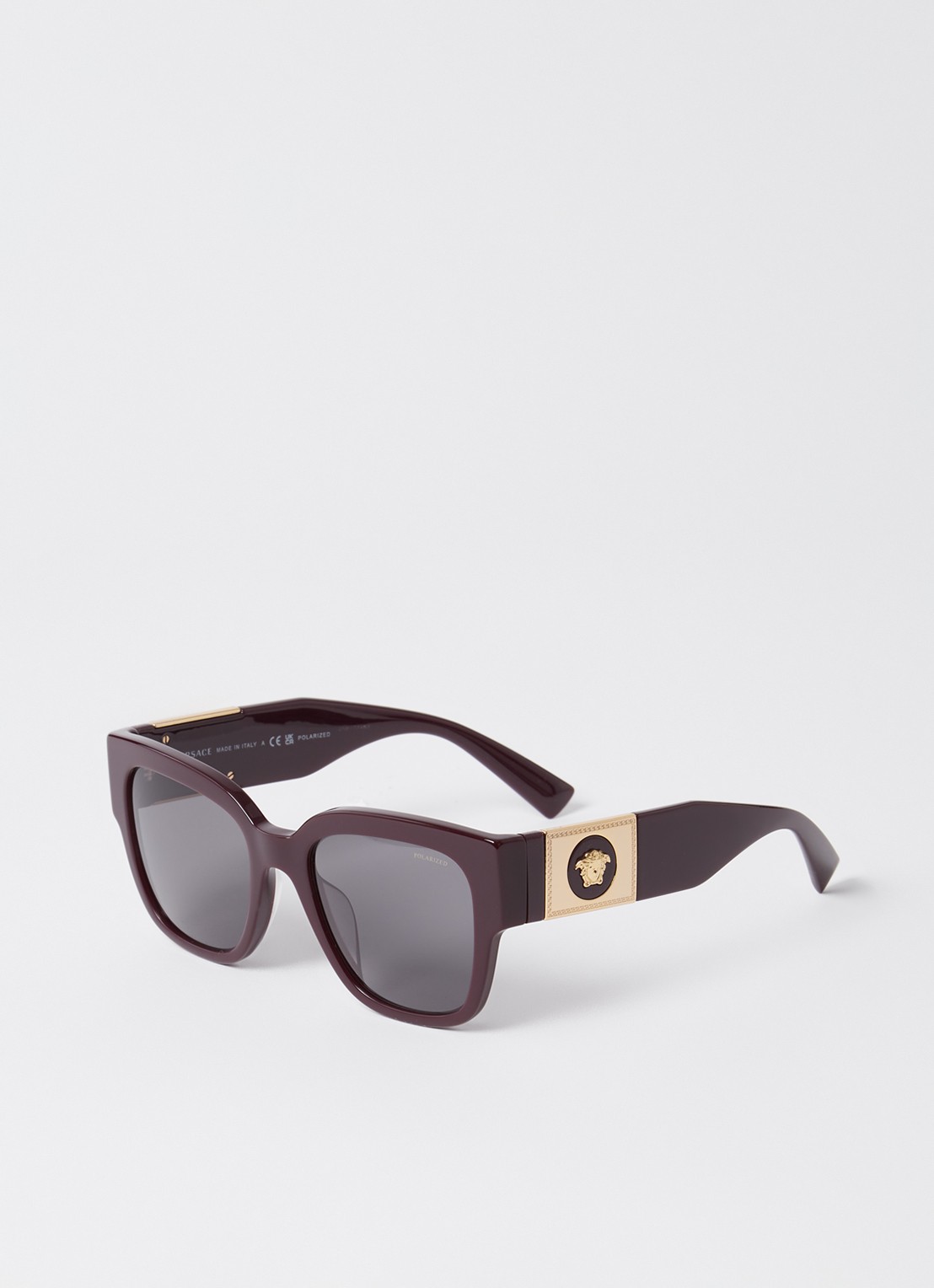 Versace Cat Eye zonnebril gepolariseerd VE4437U  - voorkant brons