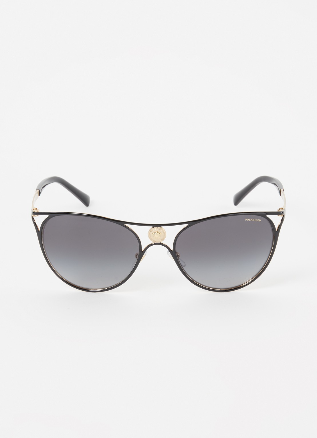 Versace Cat Eye zonnebril VE2237 - voorkant 2 goud