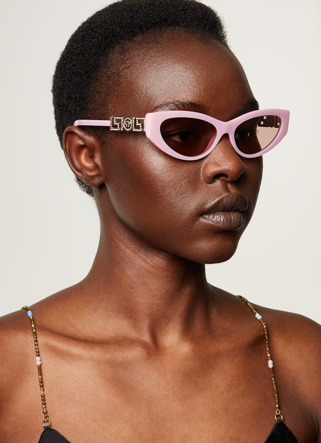 Versace Cat Eye zonnebril VE4470B - voorkant 2 roze