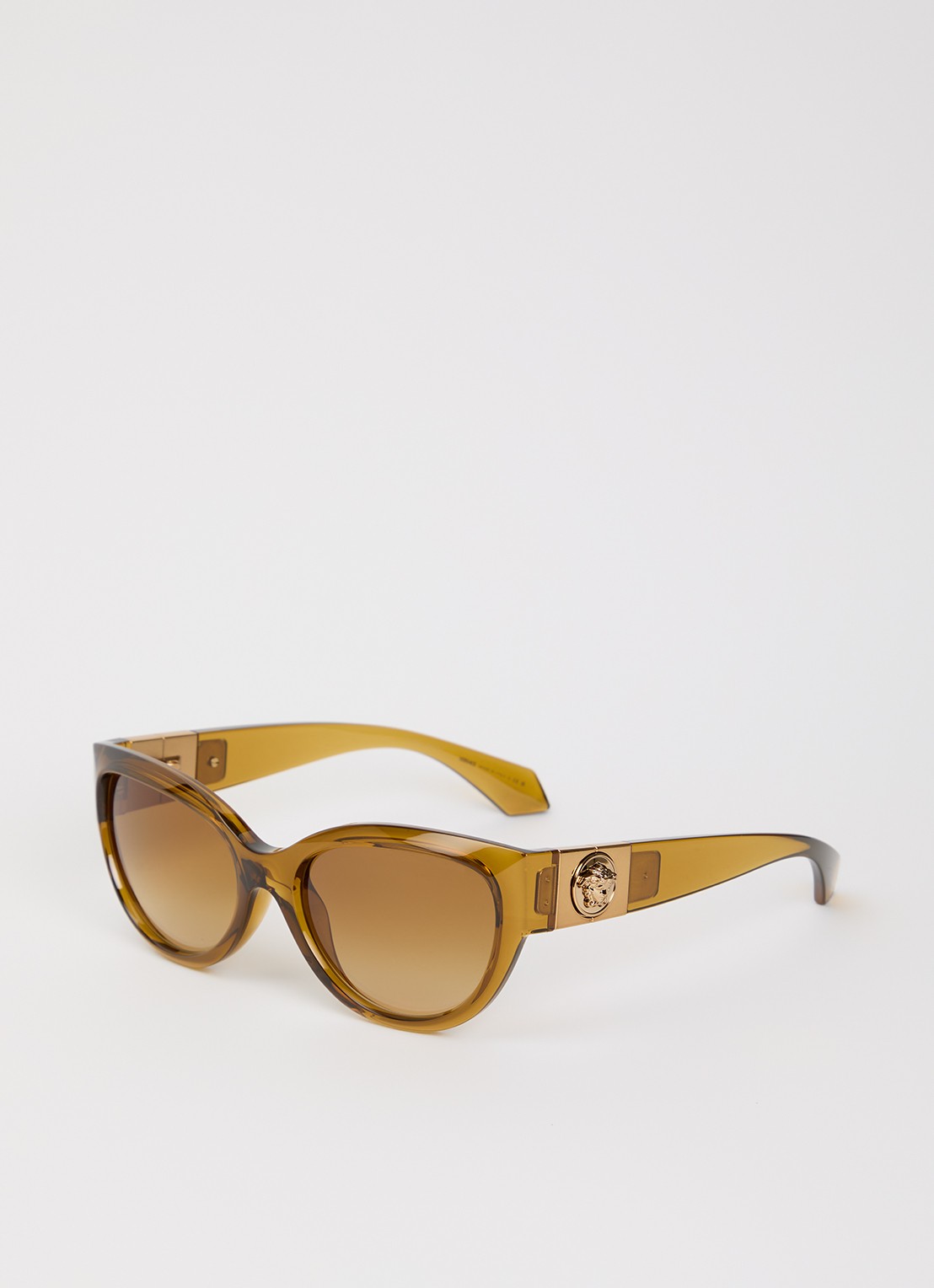 Versace Cat Eye zonnebril VE4524U - voorkant 4 mosterd