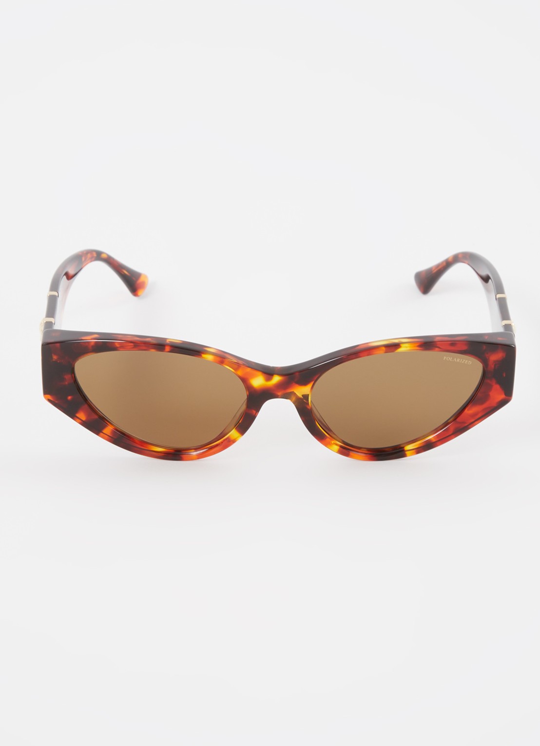 Versace Medusa Legend zonnebril gepolariseerd VE4454  - detail steenrood