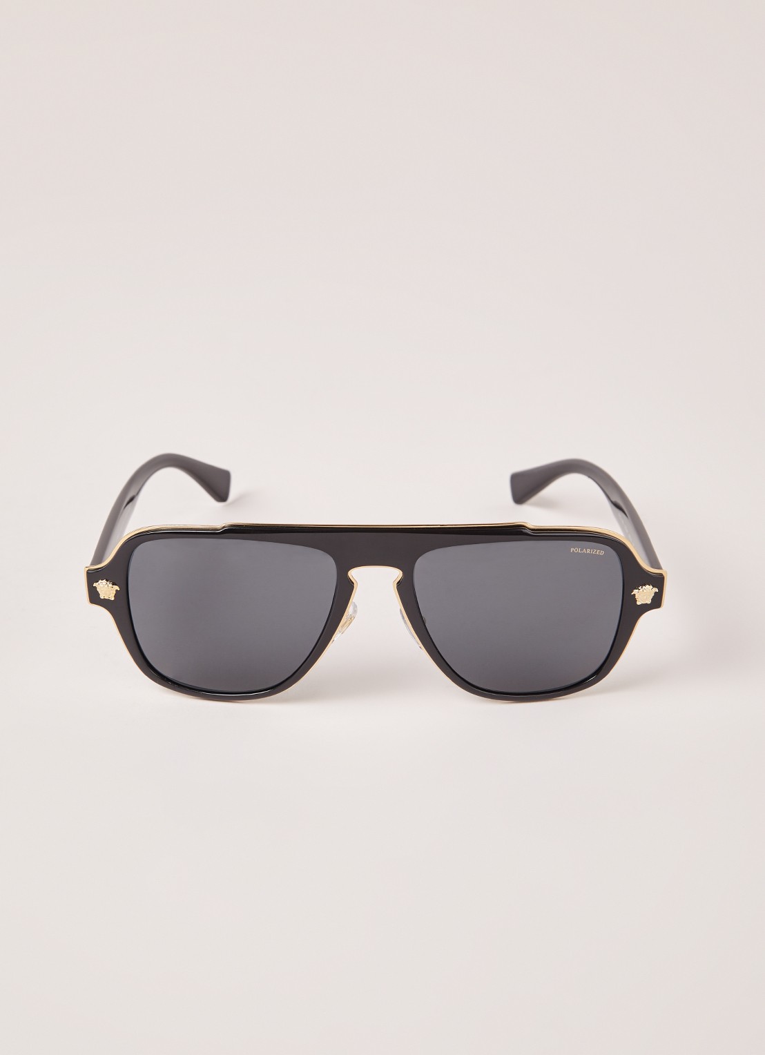 Versace Piloten zonnebril gepolariseerd VE2199 - voorkant 4 zwart