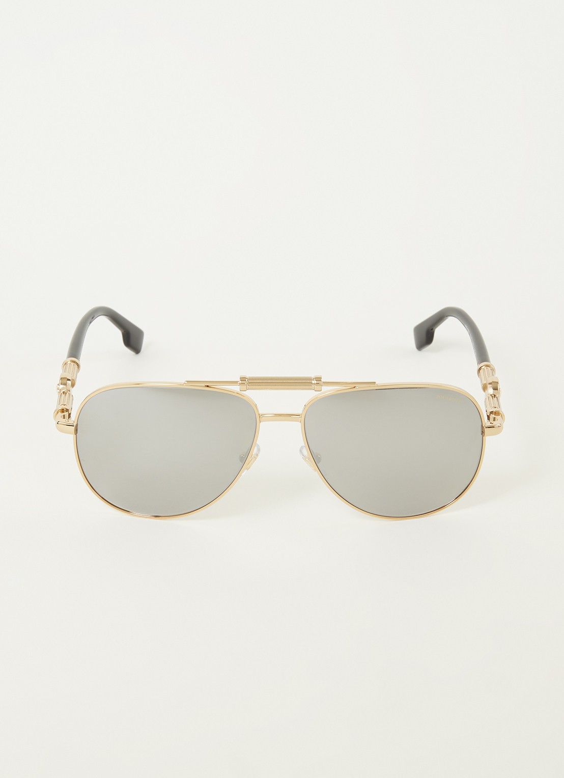 Versace Piloten zonnebril gepolariseerd VE2236 - voorkant 4 goud