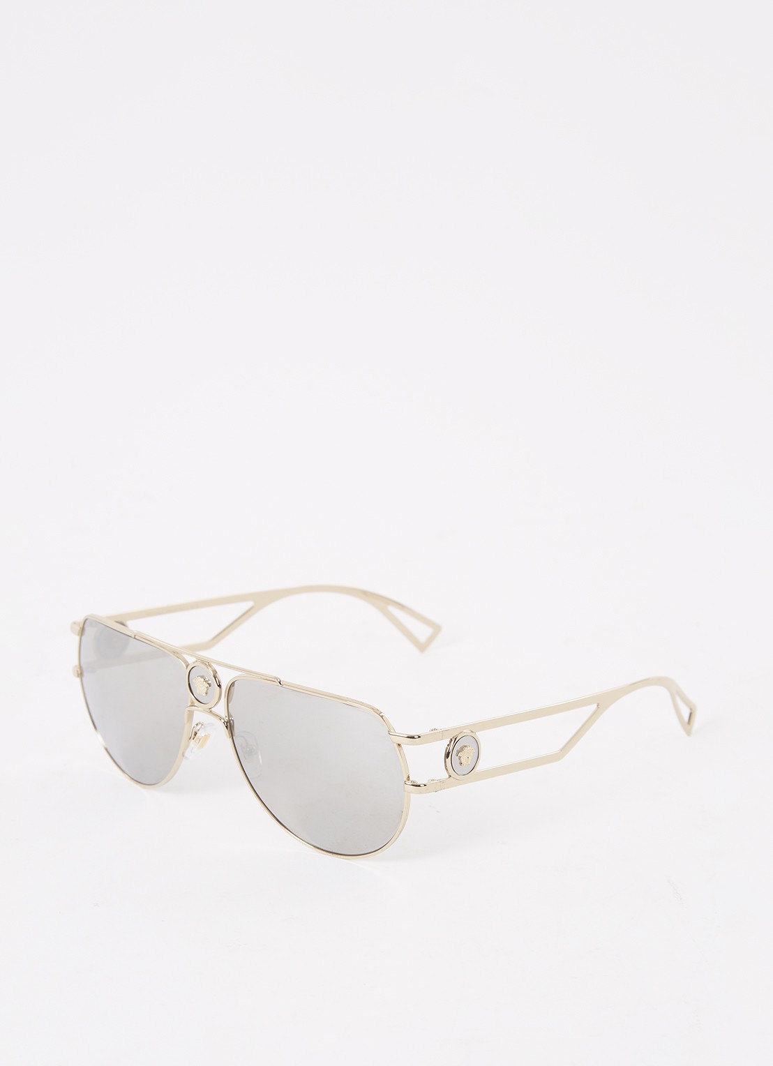 Versace Piloten zonnebril VE2225 - voorkant goud