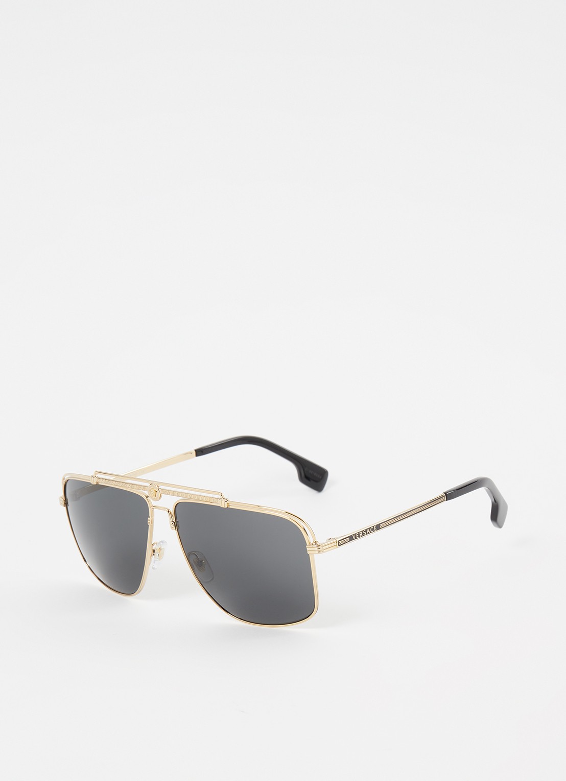 Versace Piloten zonnebril VE2242 - voorkant goud