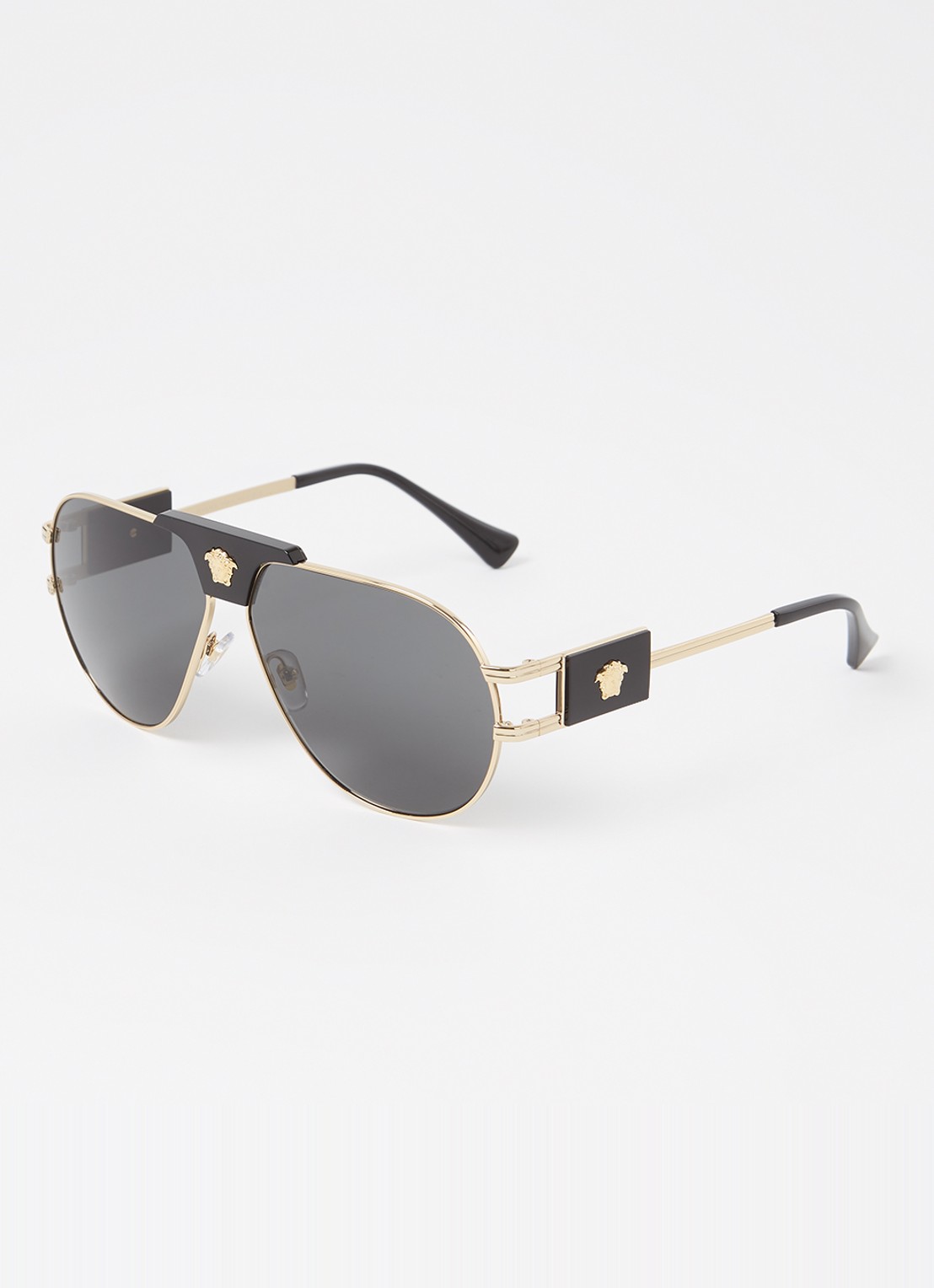 Versace Piloten zonnebril VE2252  - voorkant goud