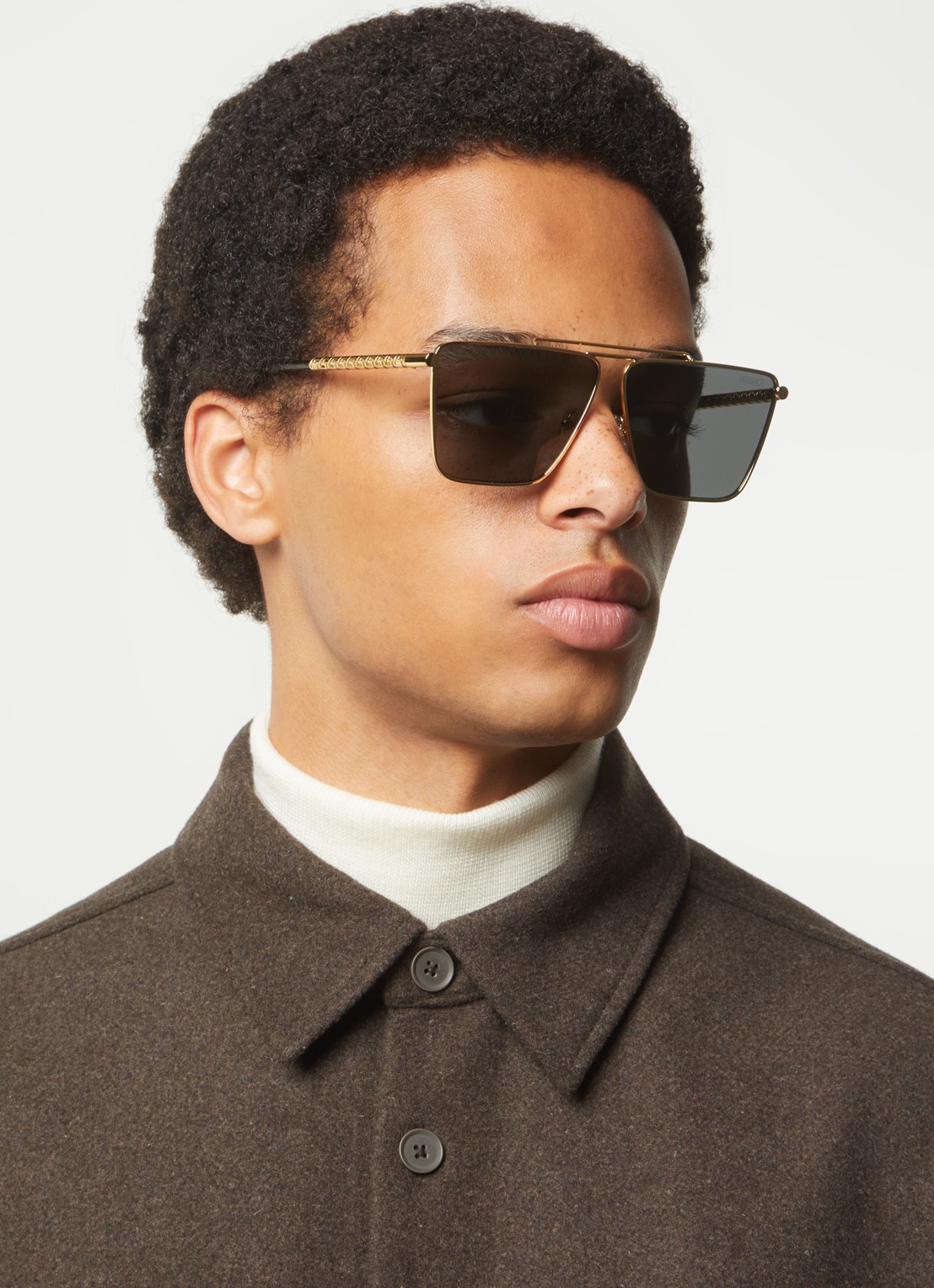 Versace Piloten zonnebril VE2266 - voorkant 5 goud