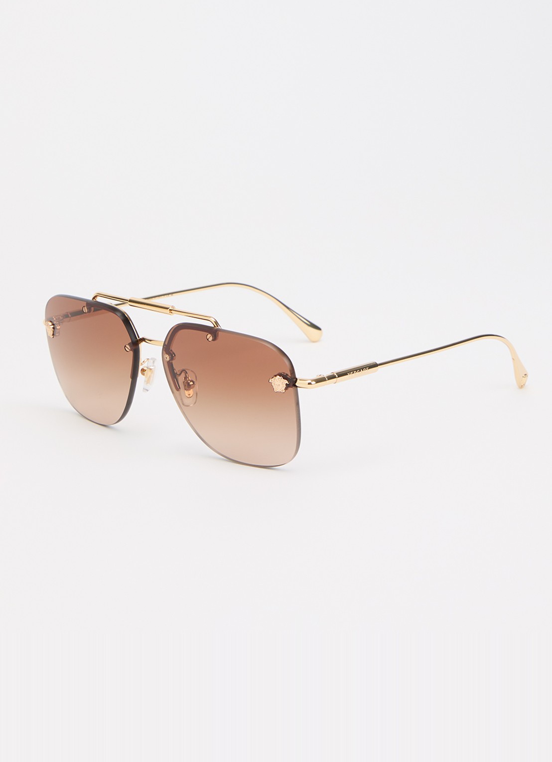 Versace Piloten zonnebril VE2296 - voorkant goud