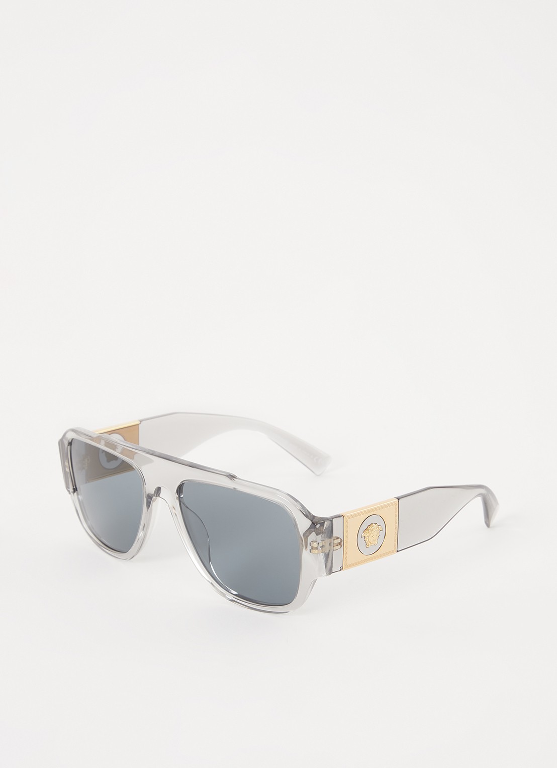 Versace Piloten zonnebril VE4436U  - voorkant lichtgrijs