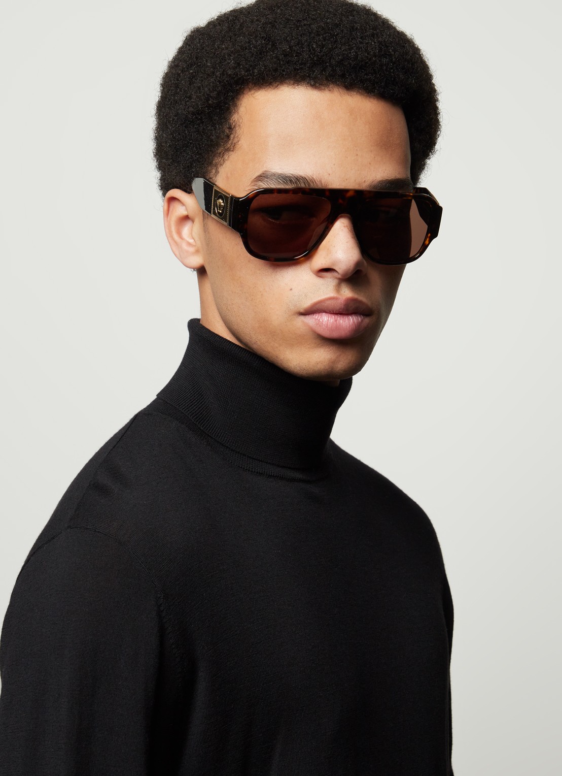 Versace Piloten zonnebril VE4436U  - voorkant 3 bruin