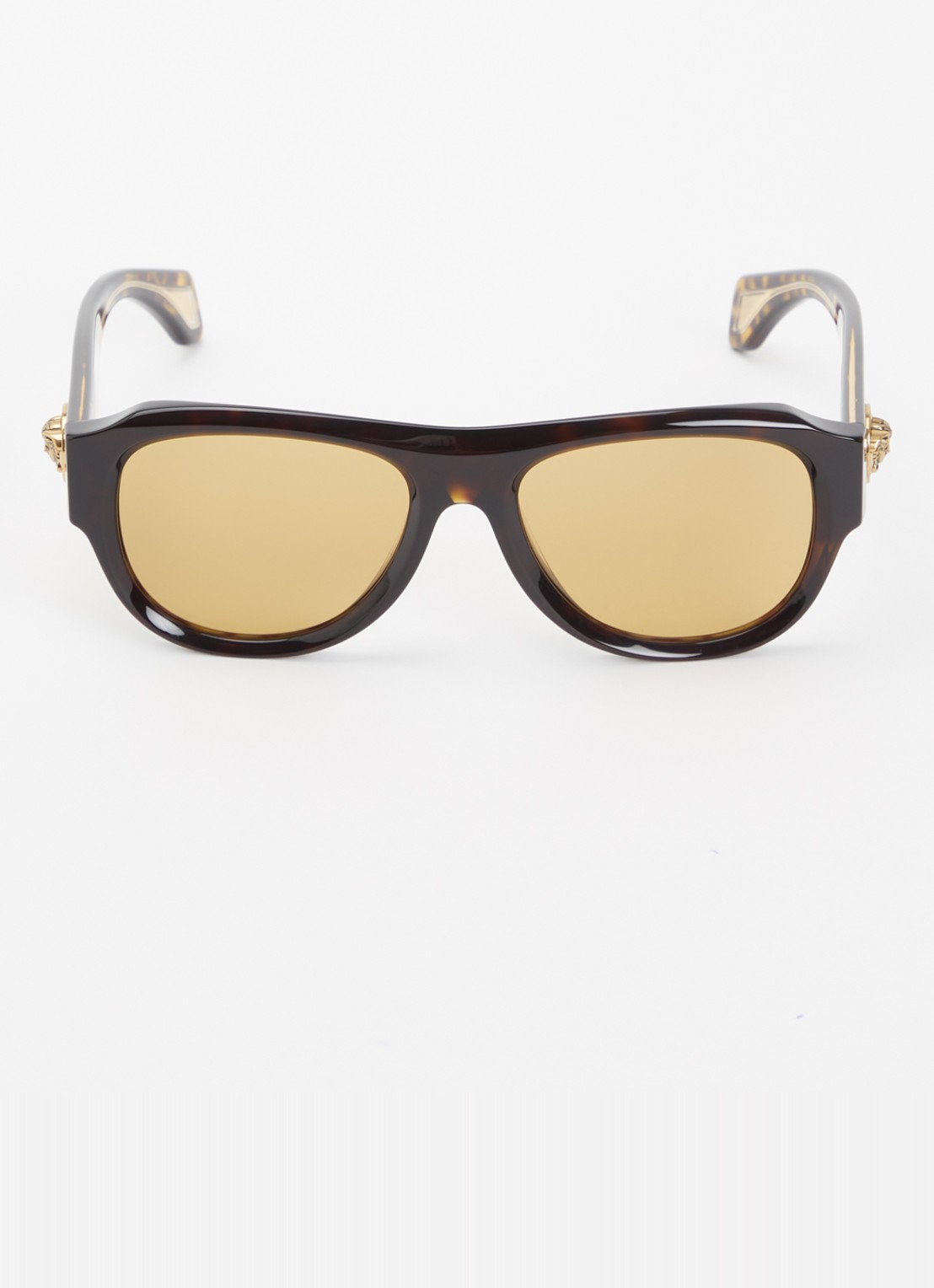Versace Piloten zonnebril VE4518U - detail 2 donkerbruin