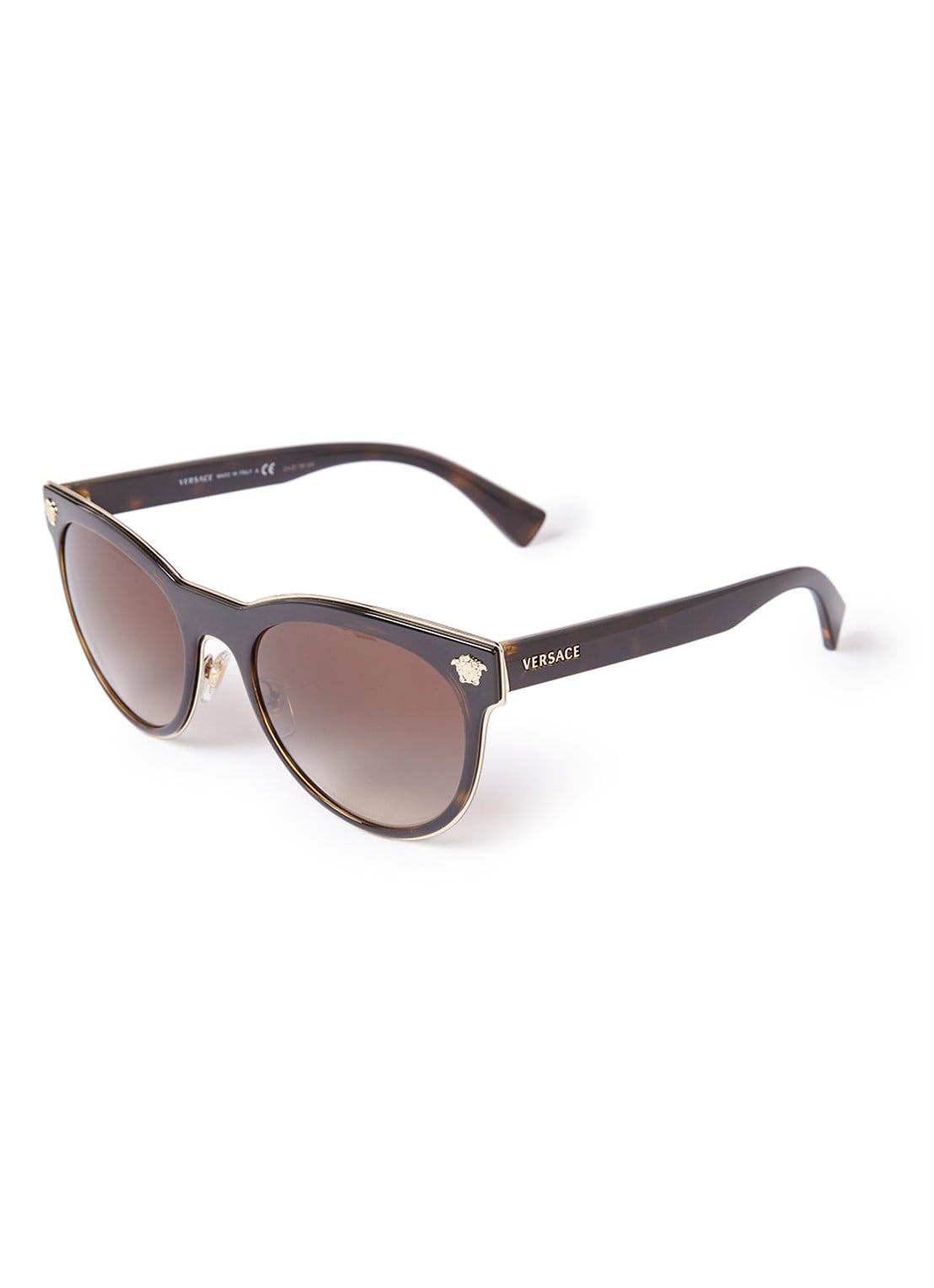 Versace Retro zonnebril VE2198 - voorkant donkerbruin
