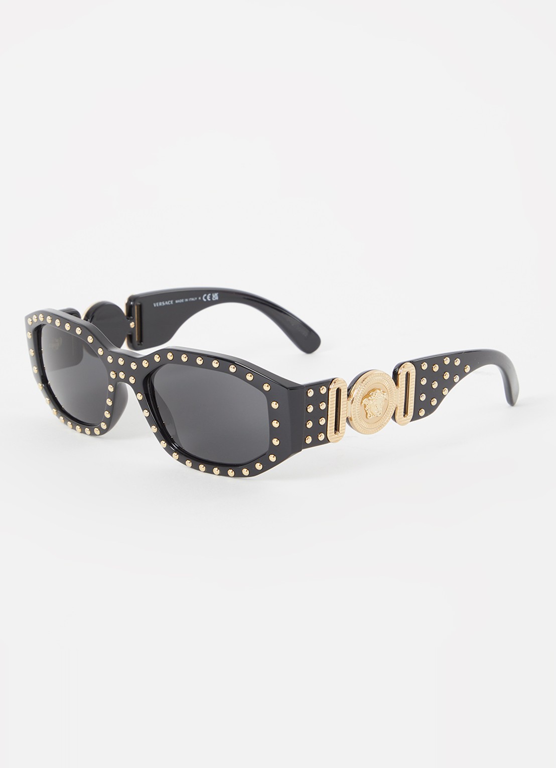 Versace Retro zonnebril VE4361 - voorkant 4 zwart