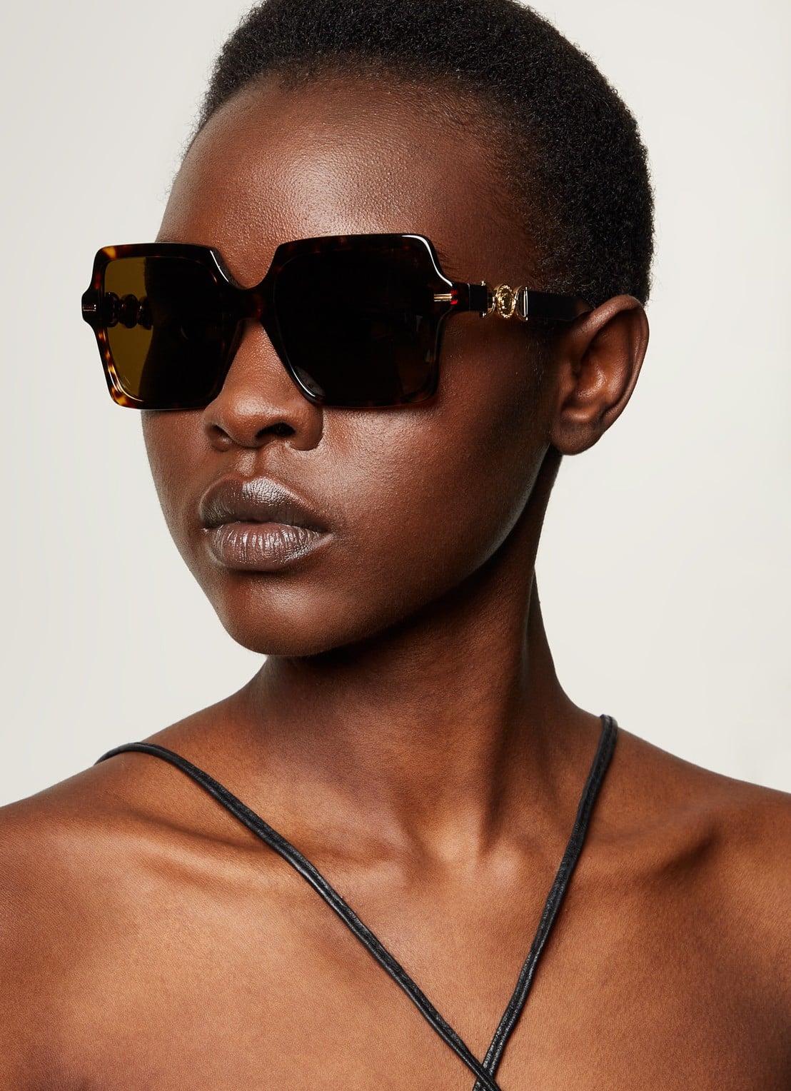 Versace Retro zonnebril VE4441 - voorkant 5 bruin