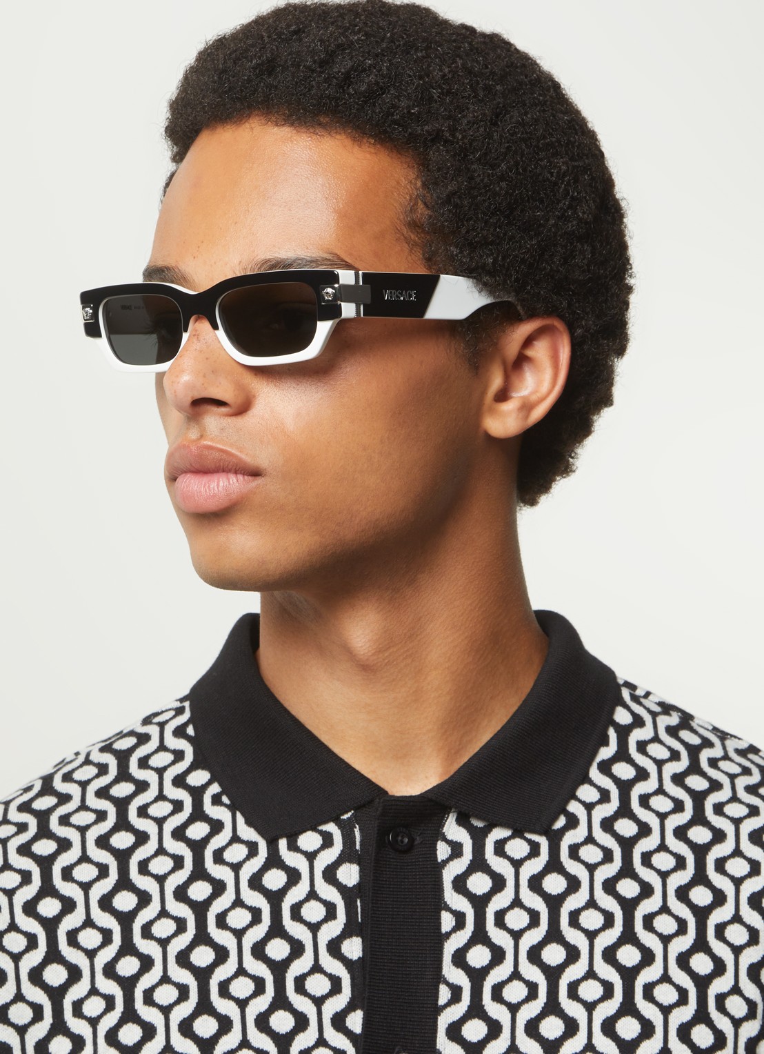 Versace Retro zonnebril VE4465 - voorkant 2 wit