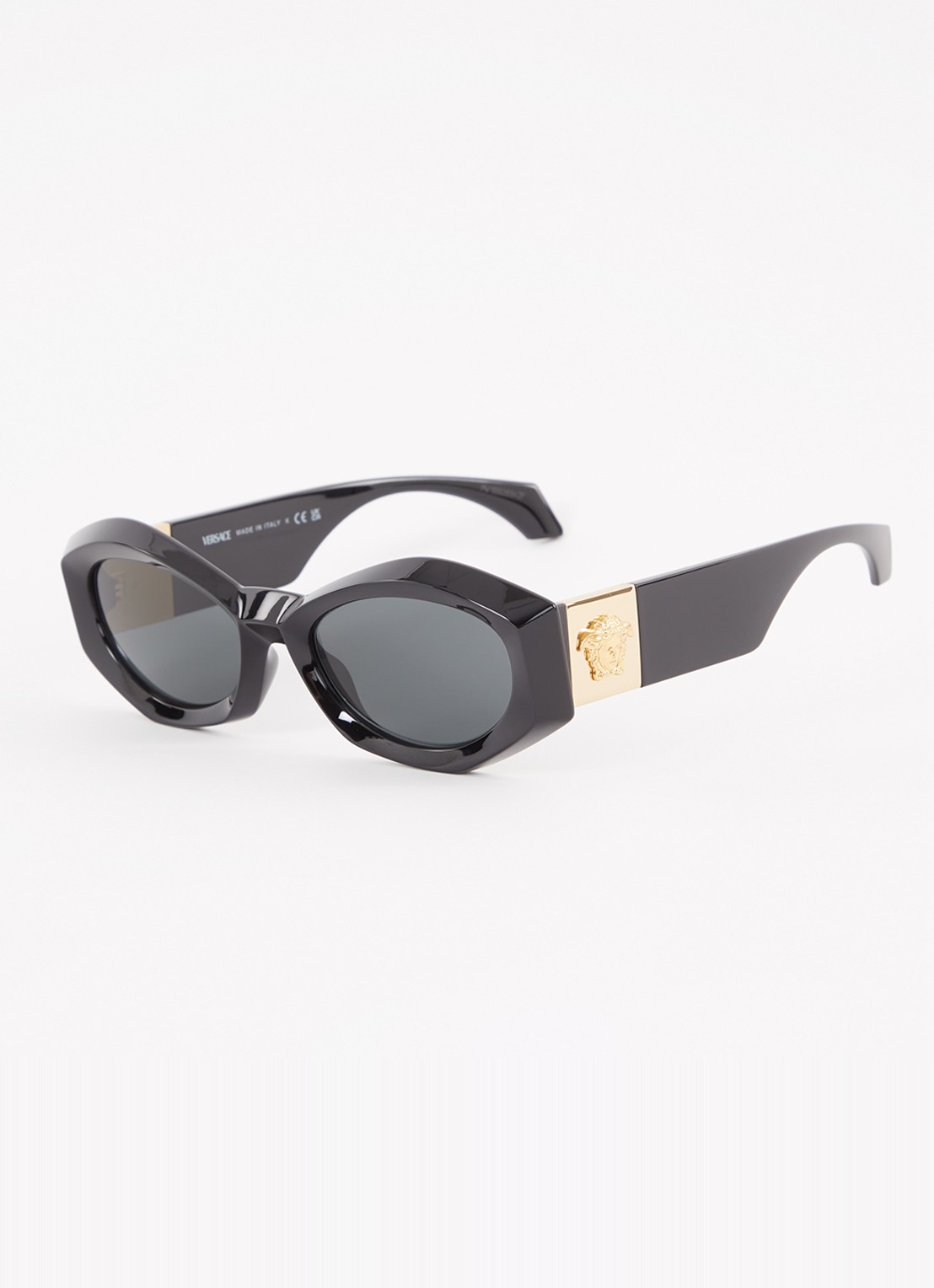 Versace Retro zonnebril VE4466U - voorkant 4 zwart