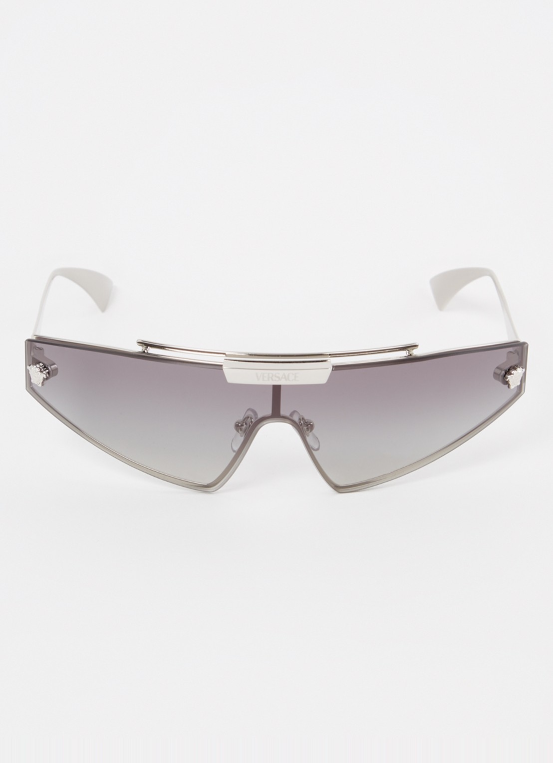 Versace Shield zonnebril VE2265 - detail zilver