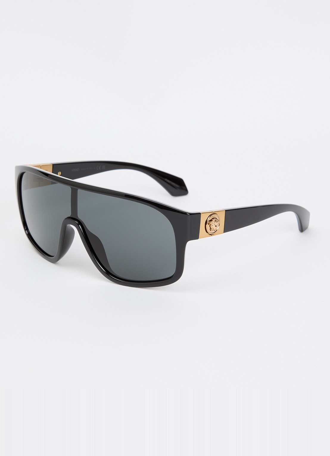 Versace Shield zonnebril VE4526U - voorkant zwart