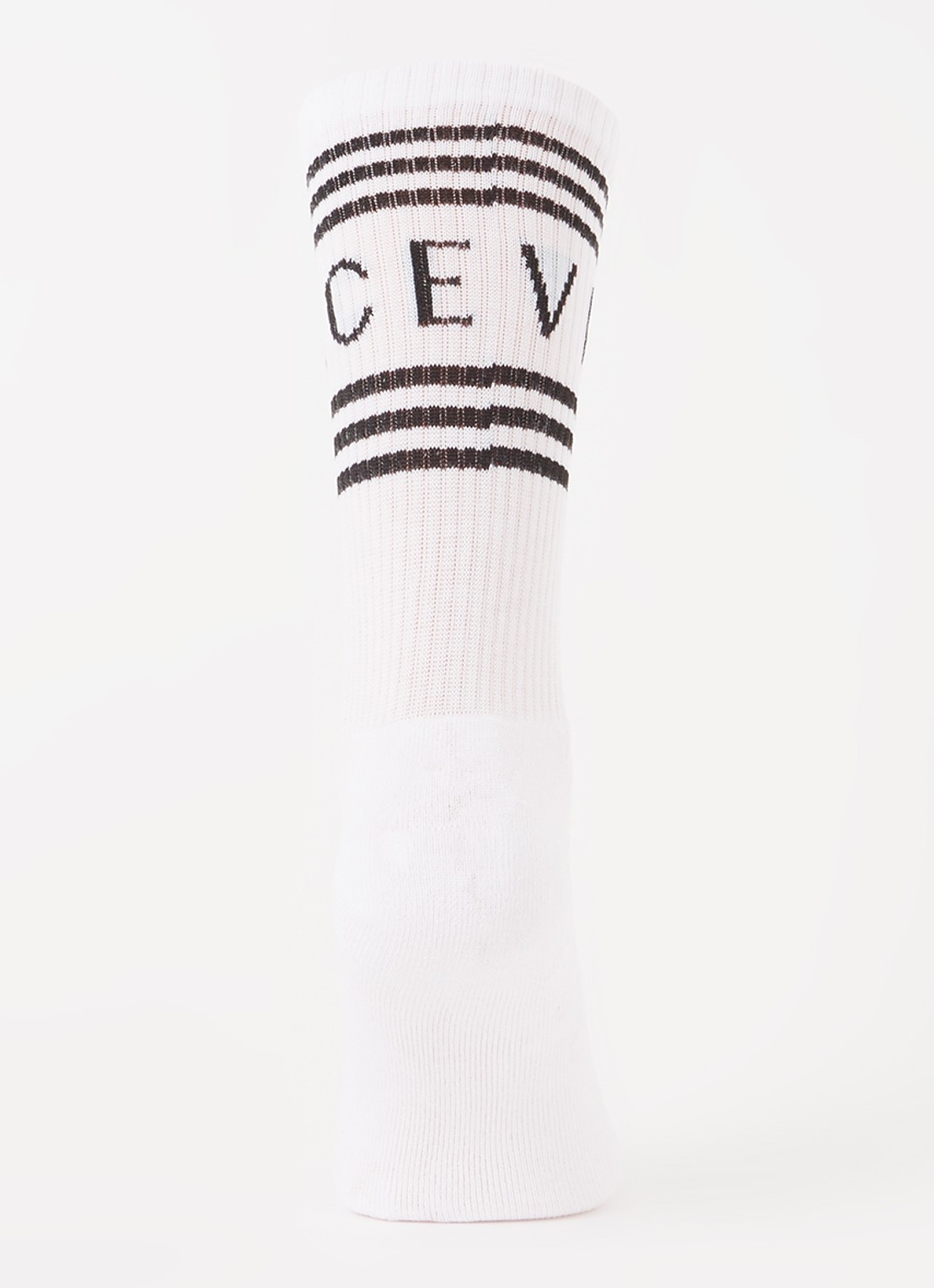 Versace Sportsokken met logo  - voorkant 2 wit