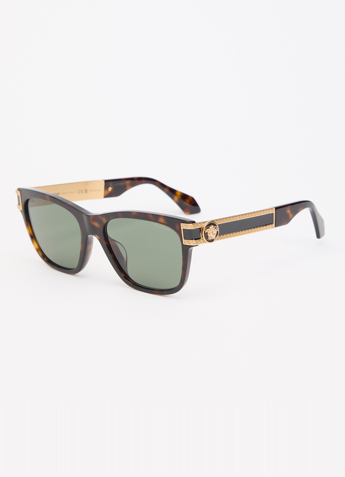 Versace Wayfarer zonnebril gepolariseerd VE4527U - voorkant 4 bruin