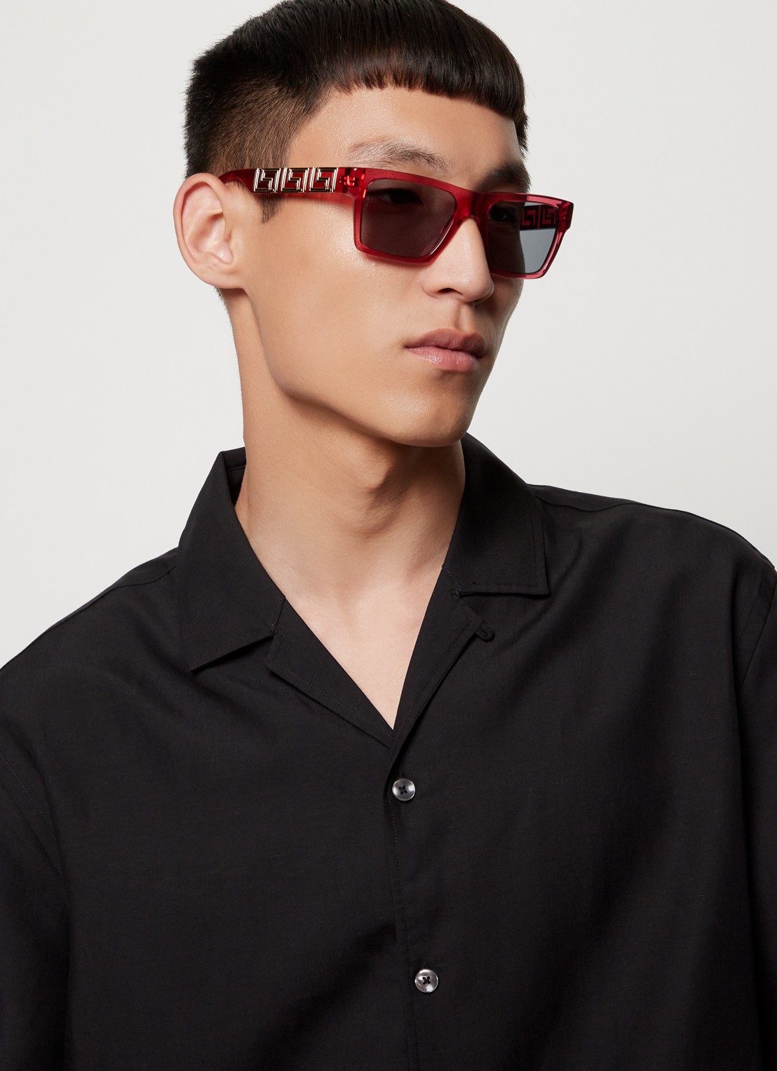 Versace Wayfarer zonnebril VE4445  - voorkant 5 rood
