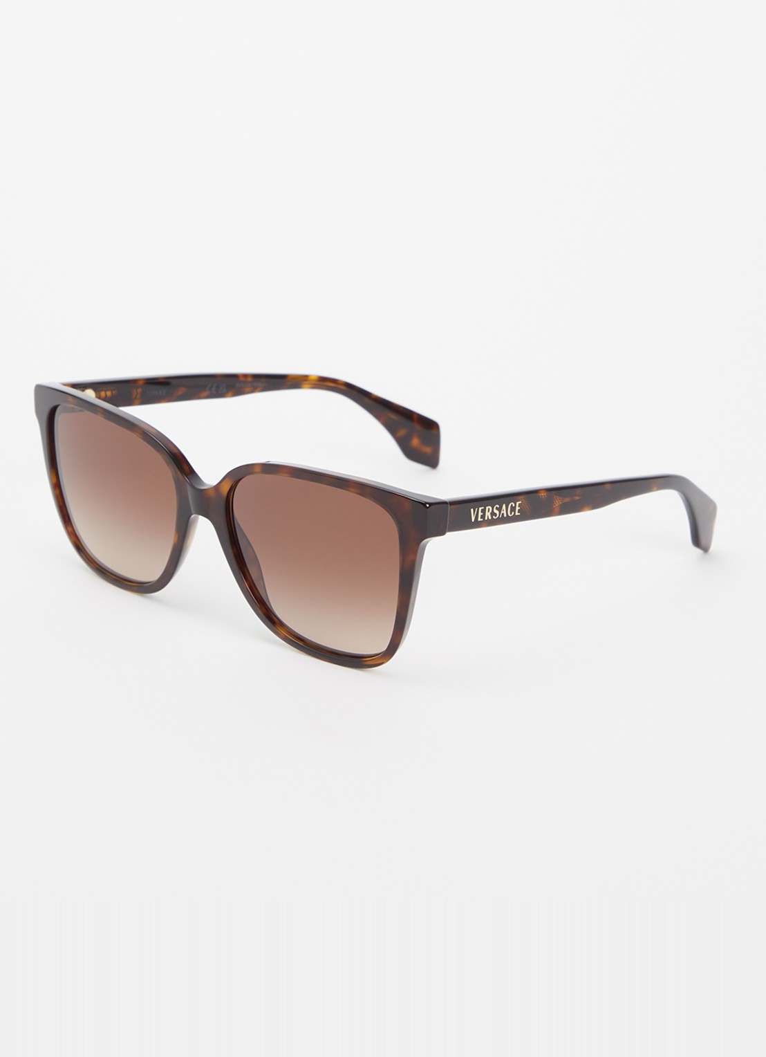Versace Wayfarer zonnebril VE4523 - voorkant 4 donkerbruin