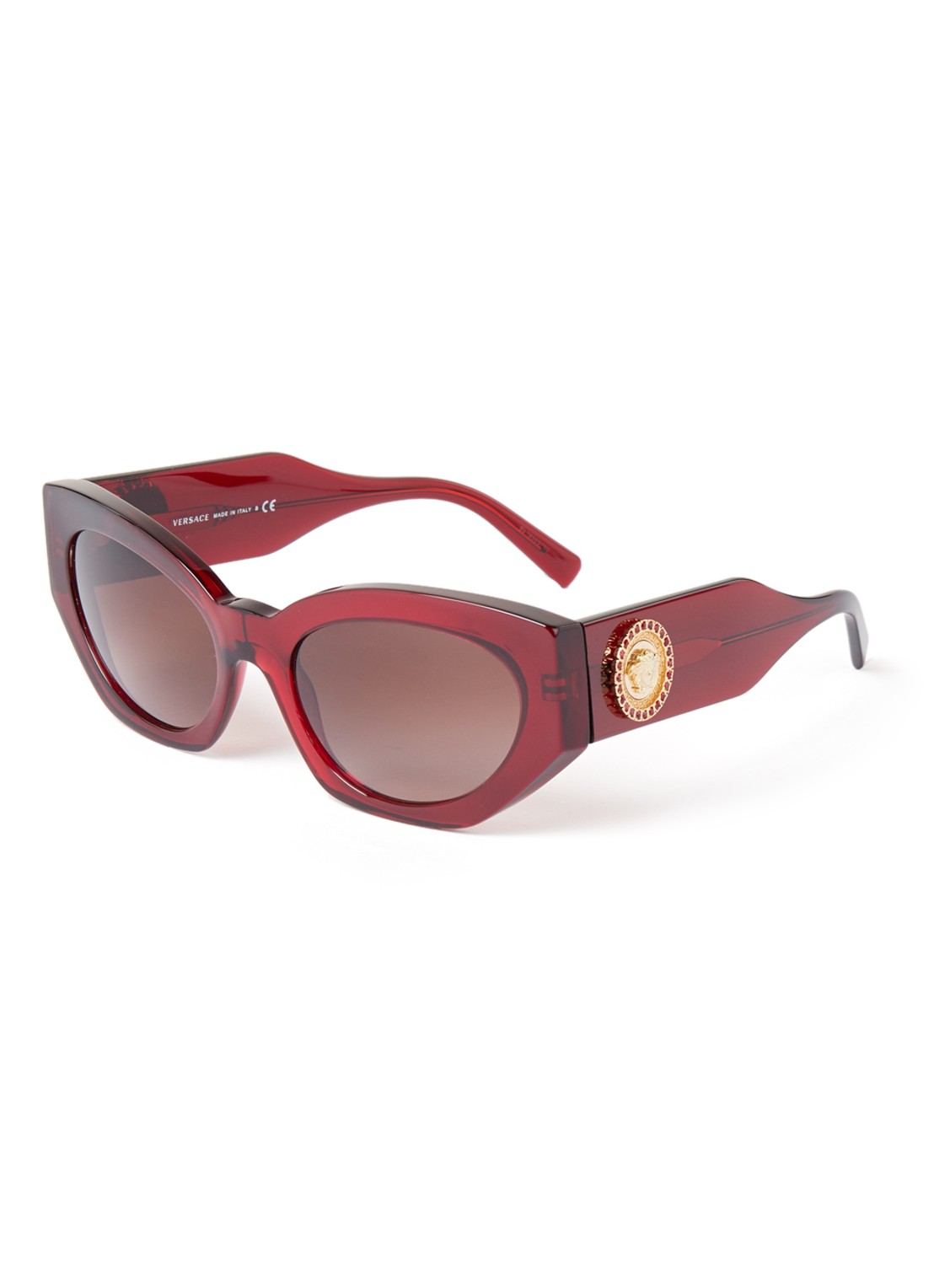 Versace Zonnebril VE4376B - voorkant 4 donkerrood