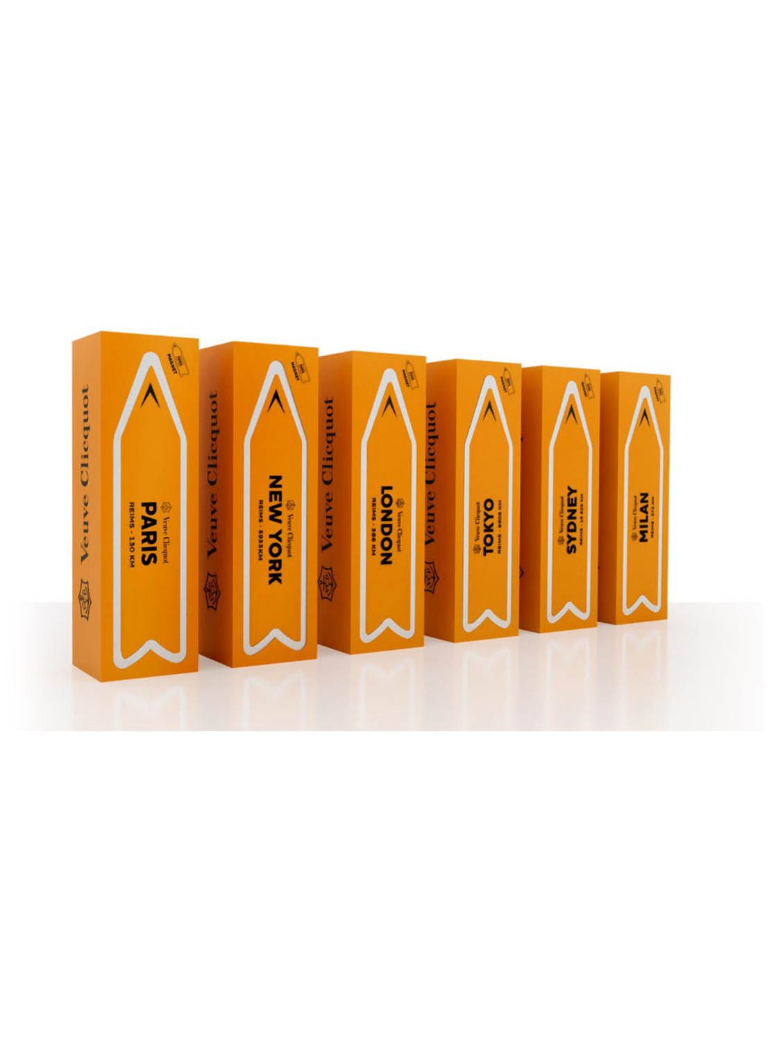 Veuve Clicquot Champagne Brut in Arrow Magnet geschenkdoos 750 ml - detail 2 undefined