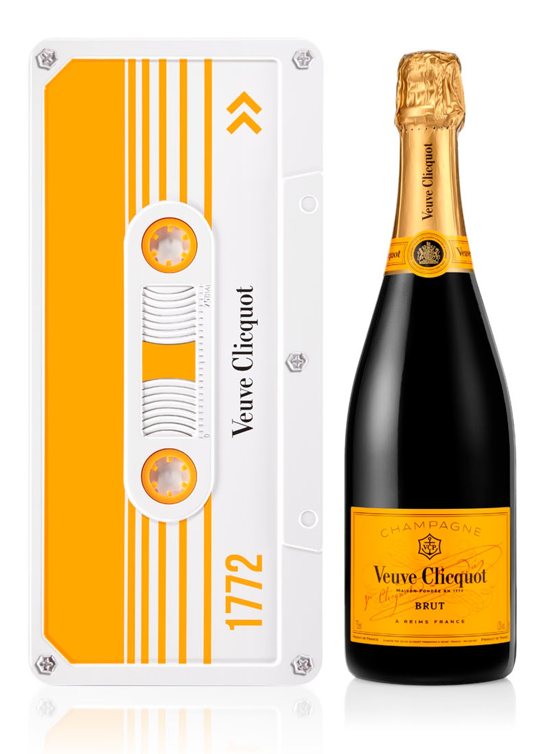 Veuve Clicquot Champagne Retro, Chic! Brut in geschenkverpakking 750 ml  - voorkant 4 undefined