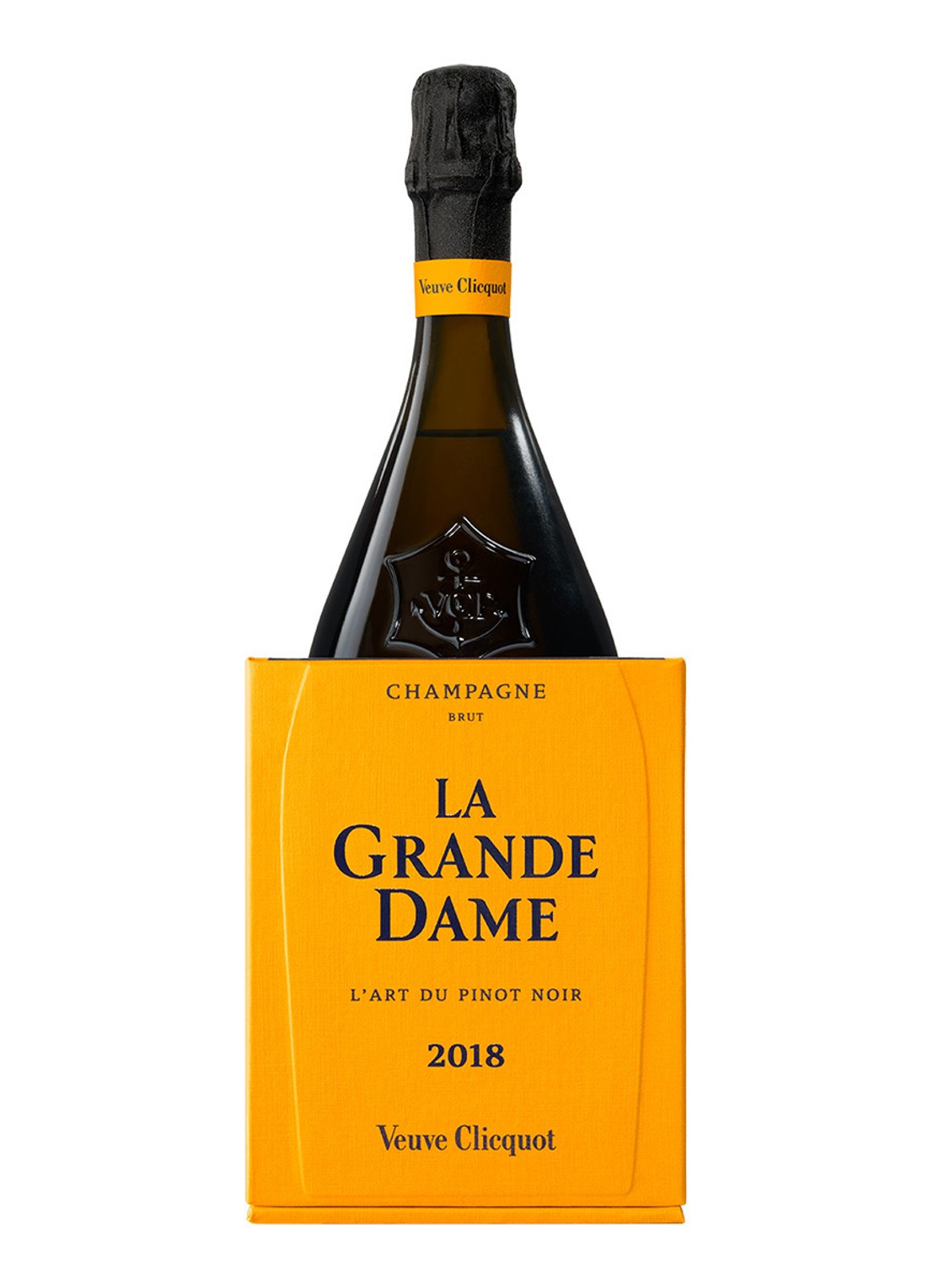 Veuve Clicquot Veuve Clicquot La Grande Dame 2018 in giftbox  - voorkant oranje