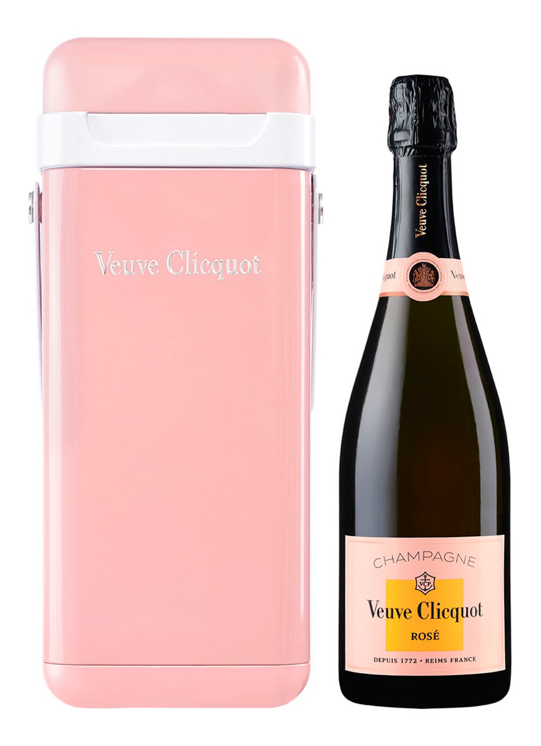 Veuve Clicquot Veuve Clicquot Rosé met koeler 750 ml - Limited Edition - voorkant undefined