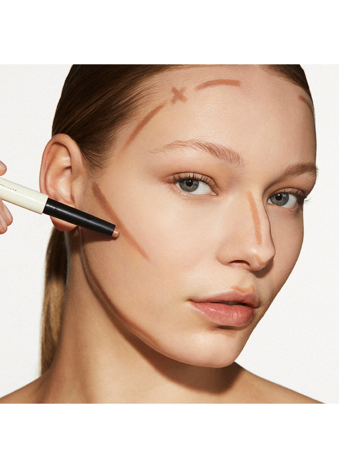 Victoria Beckham Contour Stylus - detail 5 travertine