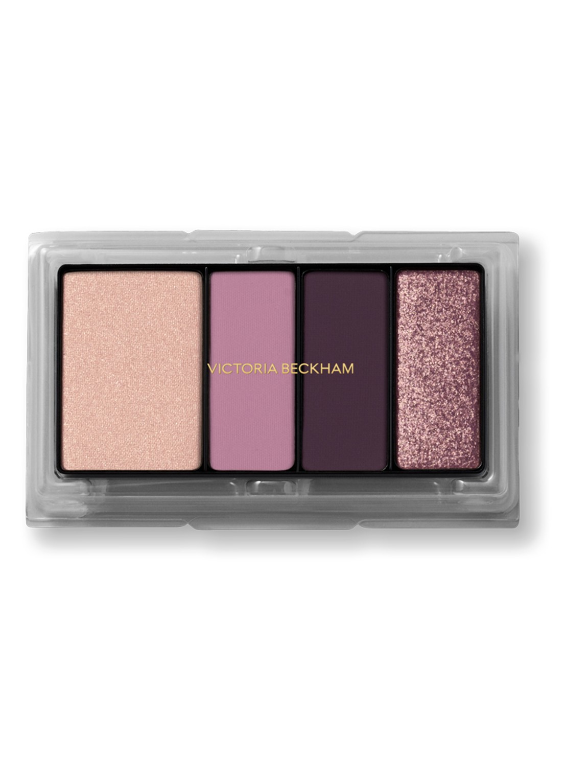 Victoria Beckham Eye Wardrobe Eyeshadow Quad Refill - oogschaduwpalette navulling - voorkant 2 orchid refill