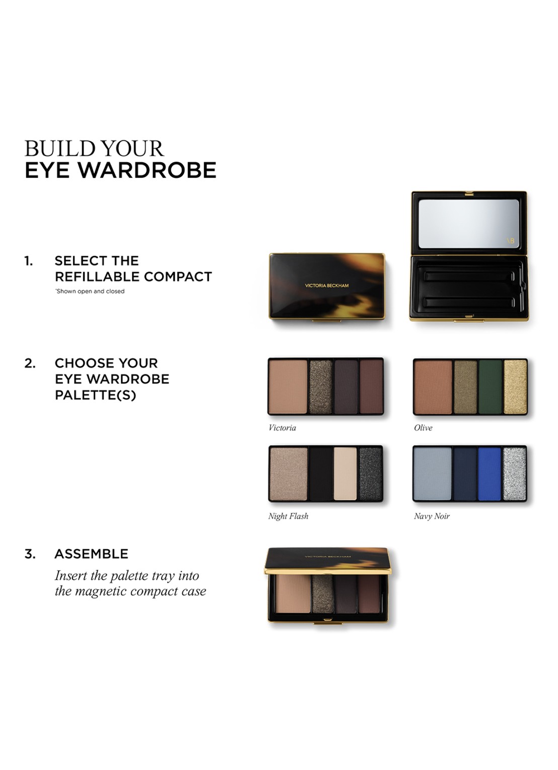 Victoria Beckham Eye Wardrobe - oogschaduwpalette navulling - detail 7 compact