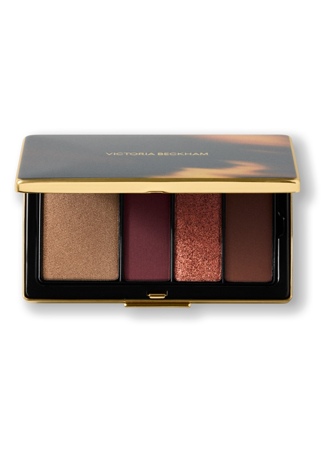 Victoria Beckham Eye Wardrobe - oogschaduwpalette navulling - achterkant bordeaux refill