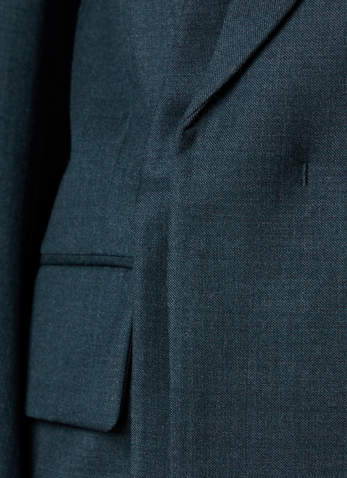 Victoria Beckham Sculptural Layered blazer van scheerwol - detail 4 donkergroen