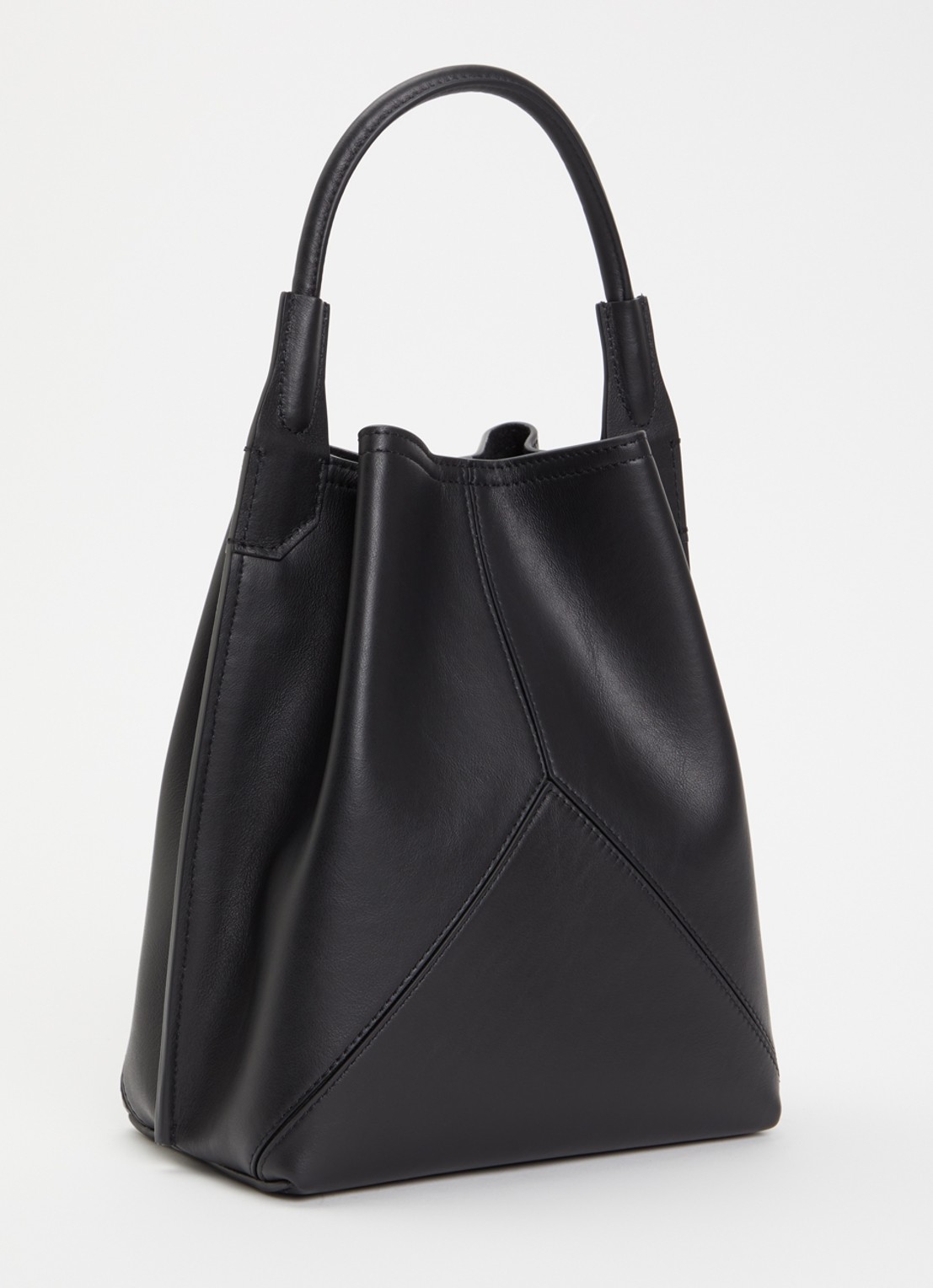 Victoria Beckham Victoria handtas van kalfsleer met afneembare schouderriem - achterkant zwart