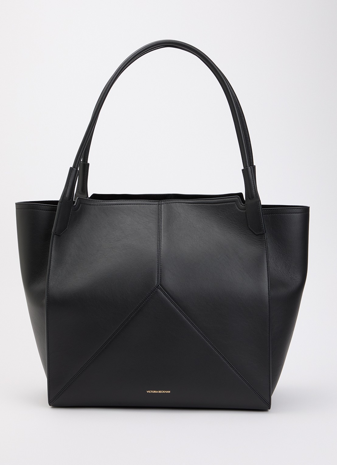 Victoria Beckham Victoria shopper van kalfsleer - voorkant 5 zwart