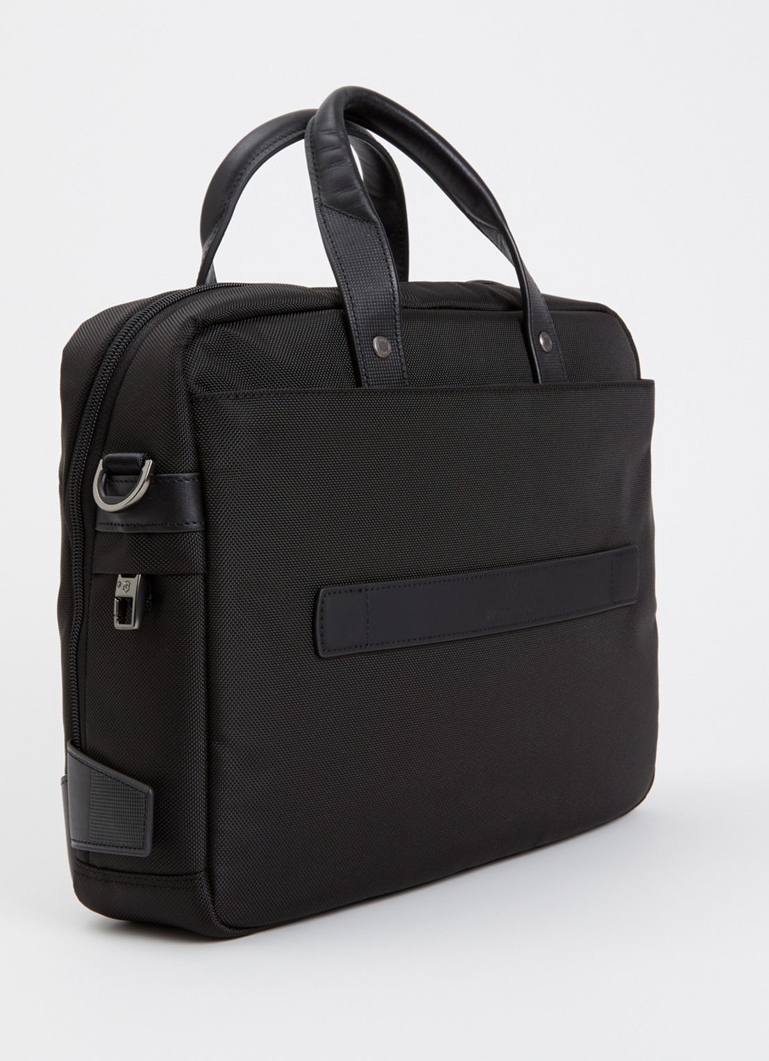 Victorinox Architecture Urban 2 businesstas met leren details - achterkant 2 zwart