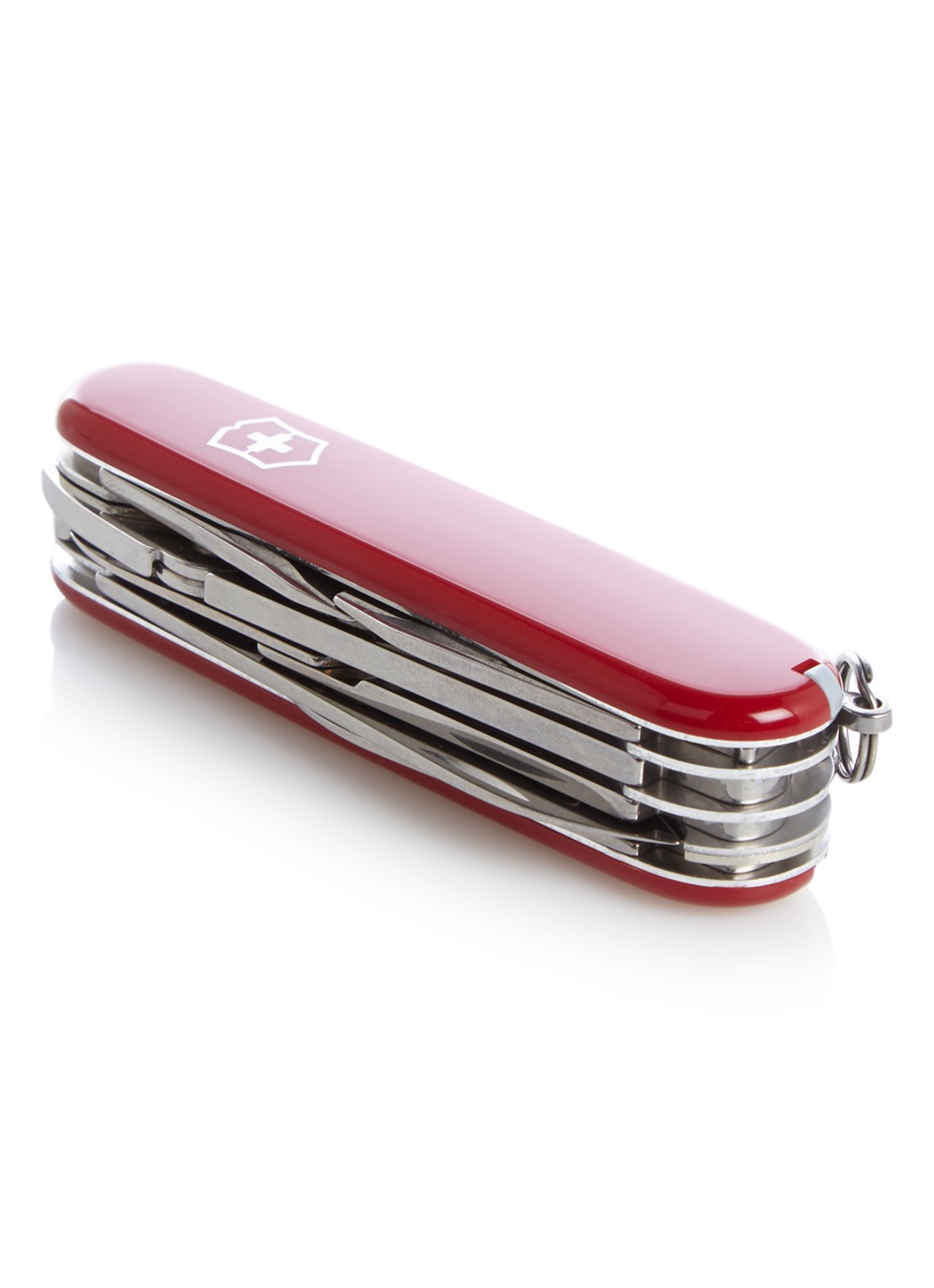 Victorinox Deluxe Tinker zakmes 17-delig - voorkant 2 steenrood