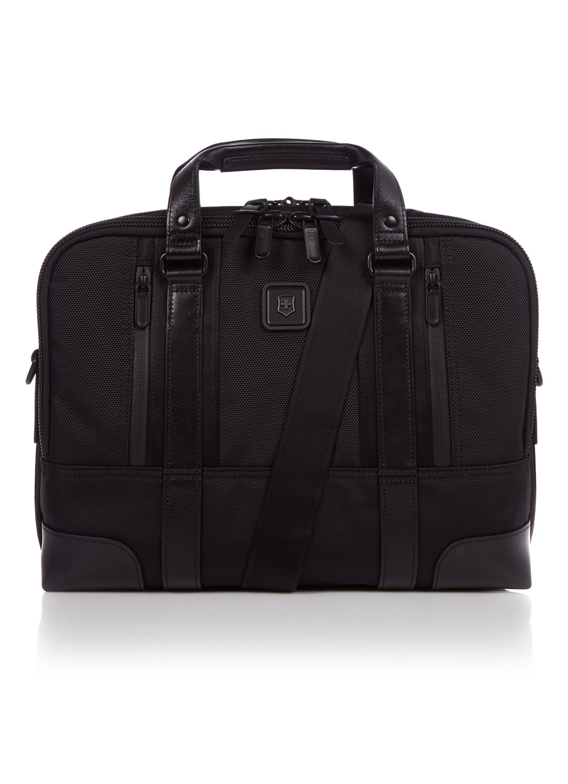 Victorinox Lexicon LaSalle werktas met 13 inch laptopvak - voorkant zwart