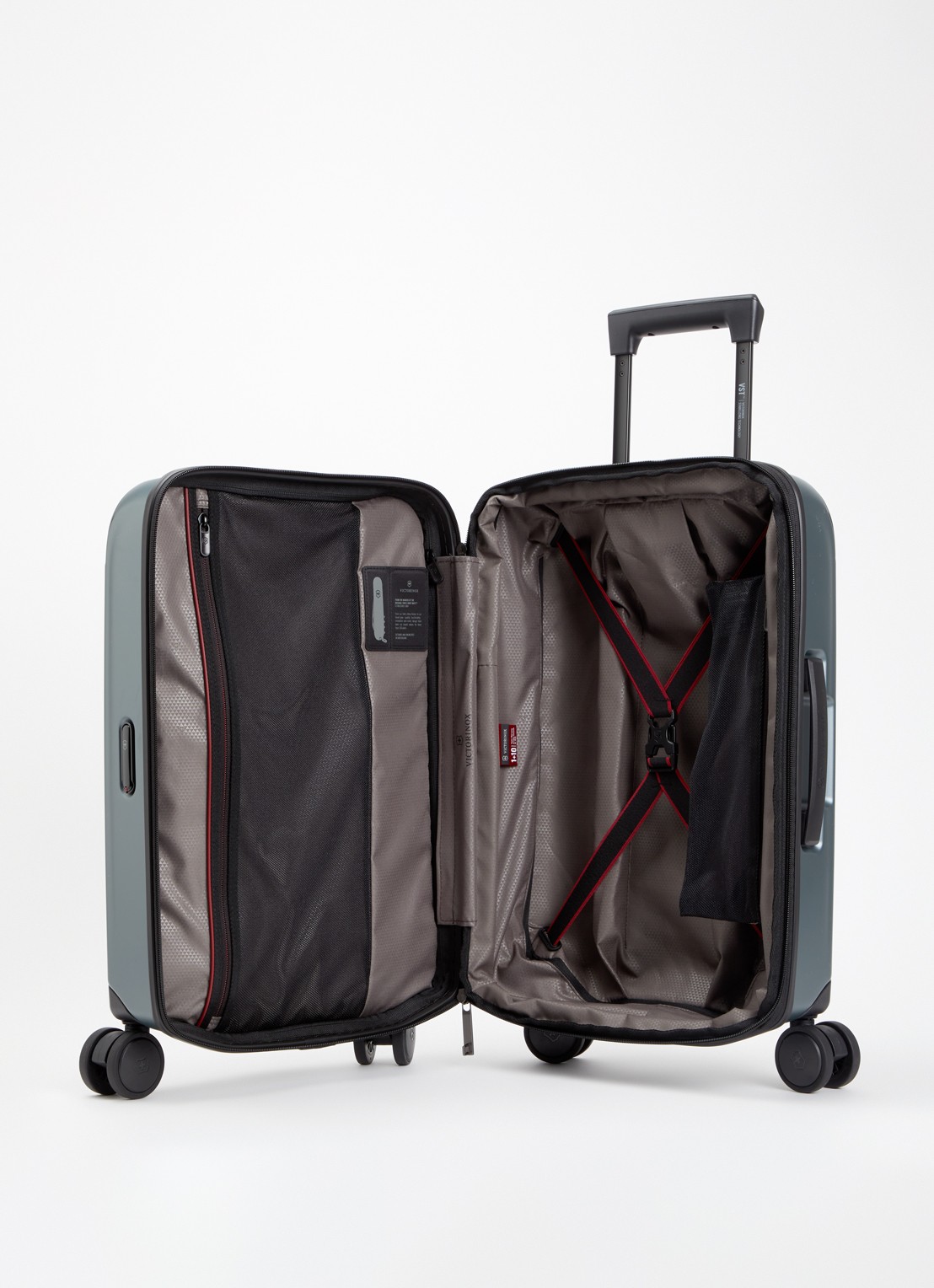 Victorinox Spectra 3.0 Frequent Flyer Carry-On vergrootbare spinner 55 cm - voorkant 2 petrol