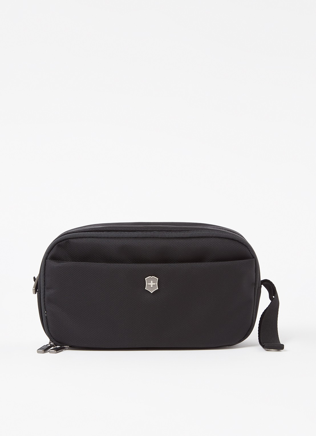 Victorinox Toilettas met logo - voorkant zwart