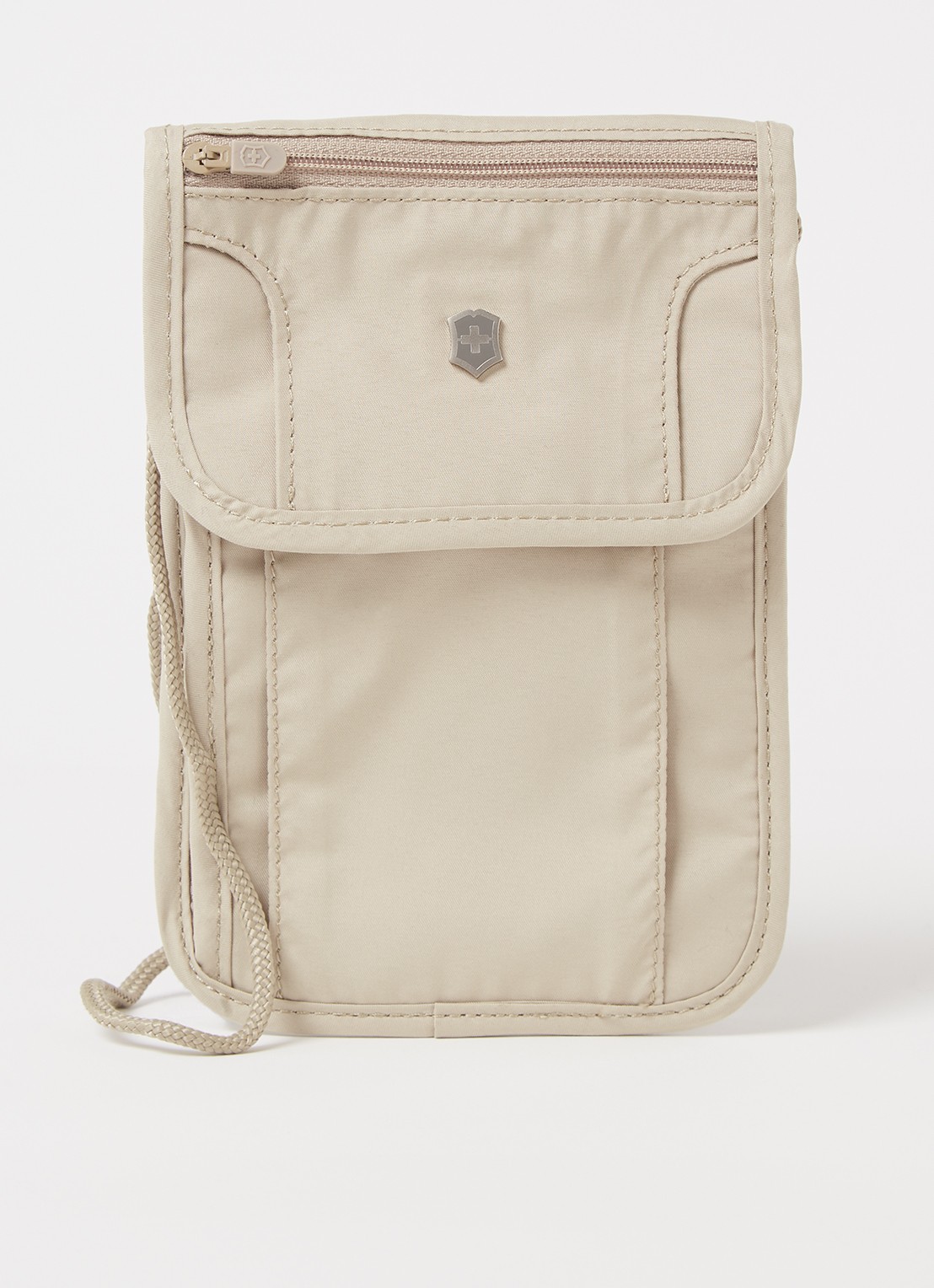 Victorinox Travel crossbodytas met verstelbare schouderriem - voorkant 4 zand