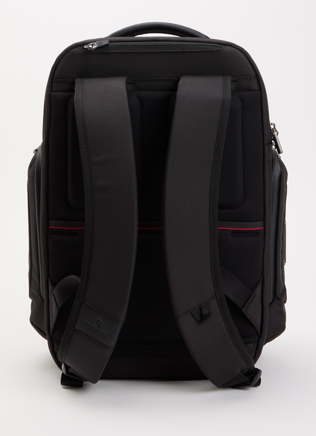 Victorinox Werks Traveler 7.0 Deluxe rugzak met 15,6 inch laptopvak - unisex - achterkant zwart