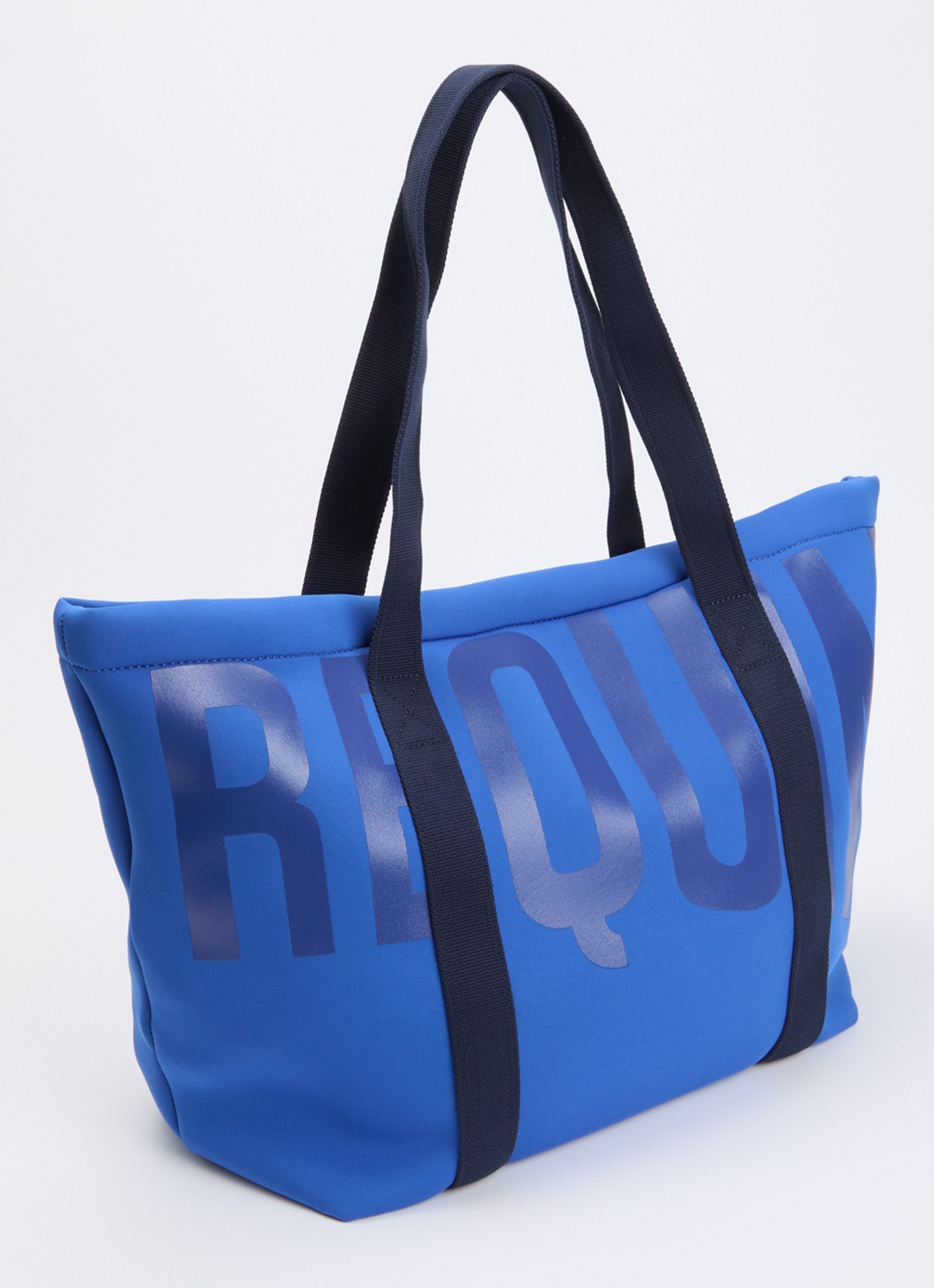Vilebrequin Shopper met logo - achterkant 4 blauw