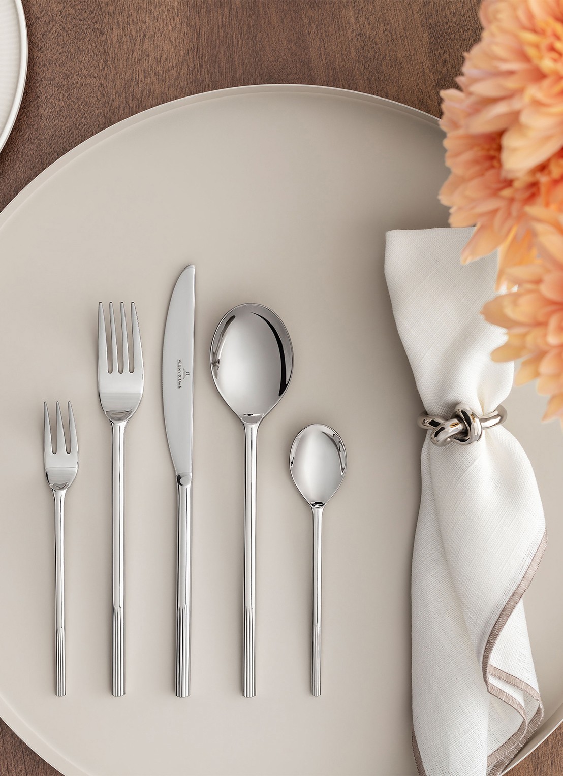 Villeroy & Boch Afina bestekset 30-delig - voorkant 3 zilver