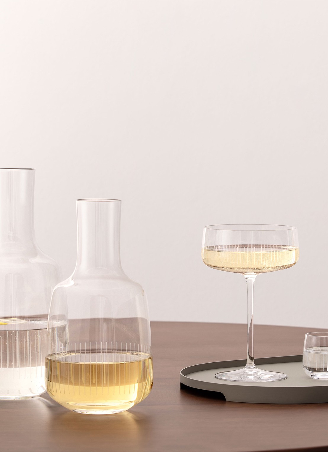 Villeroy & Boch Afina champagneglas set van 4 - achterkant transparant