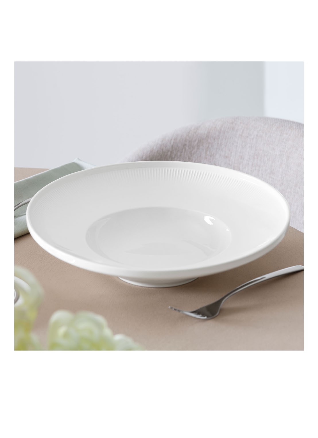 Villeroy & Boch Afina diep bord 29 cm - detail 3 gebroken wit