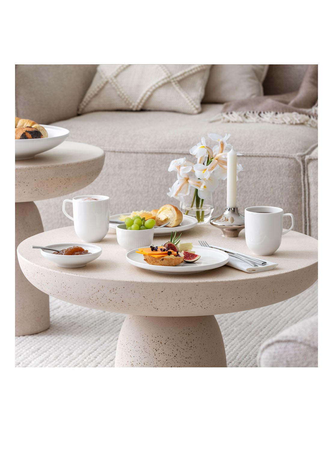 Villeroy & Boch Afina mok 35 cl - detail 2 gebroken wit